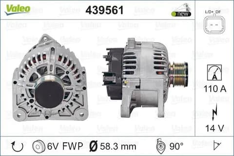ALTERNATÖR VALEO 439561