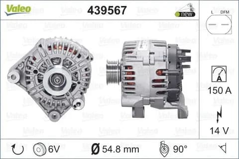 ALTERNATÖR VALEO 439567