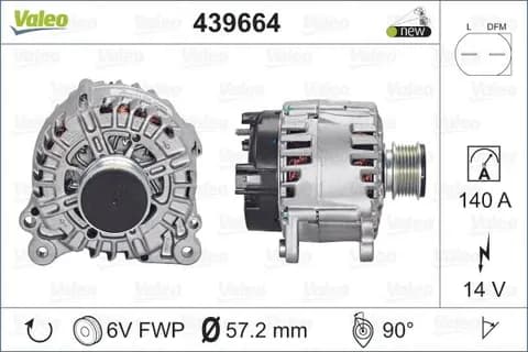 ALTERNATÖR VALEO 439664