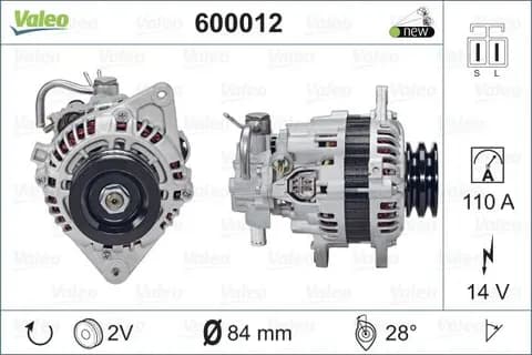 ALTERNATÖR VALEO 600012