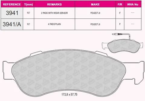 DİSK BALATA BESER 3941/A