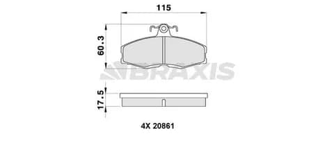 DİSK BALATA BRAXIS AA0129