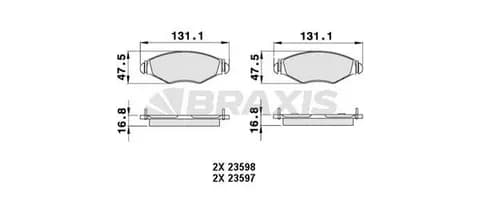 DİSK BALATA BRAXIS AB0005
