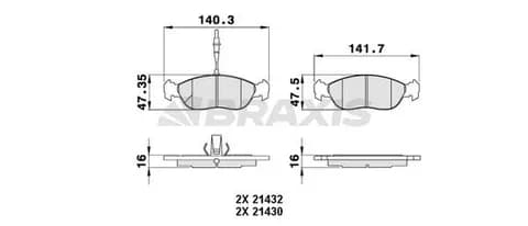 DİSK BALATA BRAXIS AB0016
