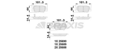DİSK BALATA BRAXIS AB0240