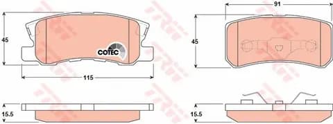 DİSK BALATA TRW GDB3247