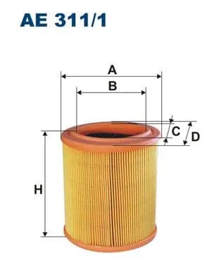 HAVA FİLTRESİ FILTRON AE 311/1