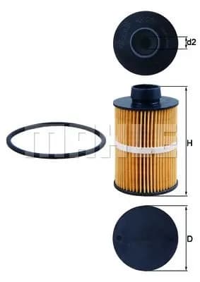 MAHLE FILTRE YAKIT FİLTRESİ MAHLE KX208D