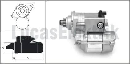 MARŞ MOTORU LUCAS LES0089