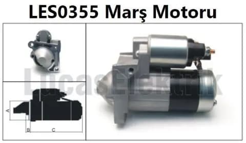 MARŞ MOTORU LUCAS LES0355