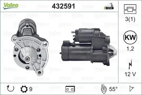 MARŞ MOTORU VALEO 432591