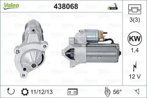 MARŞ MOTORU VALEO 438068