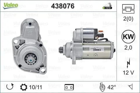 MARŞ MOTORU VALEO 438076