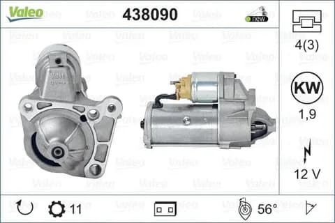 MARŞ MOTORU VALEO 438090