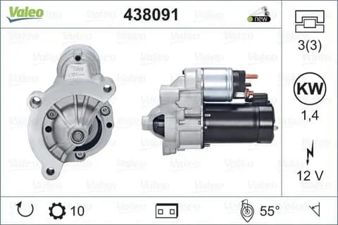 MARŞ MOTORU VALEO 438091