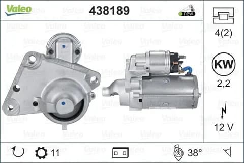 MARŞ MOTORU VALEO 438189