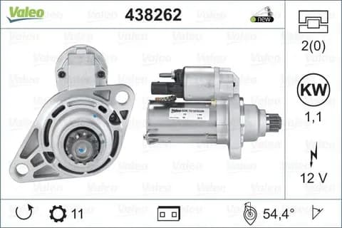 MARŞ MOTORU VALEO 438262