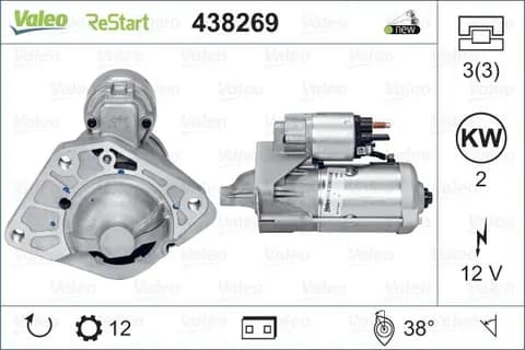 MARŞ MOTORU VALEO 438269