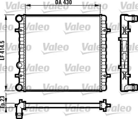SU RADYATÖRÜ VALEO 731607