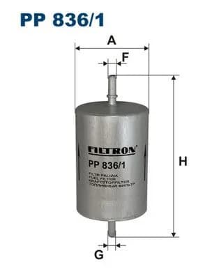 YAKIT FİLTRESİ FILTRON PP 836/1
