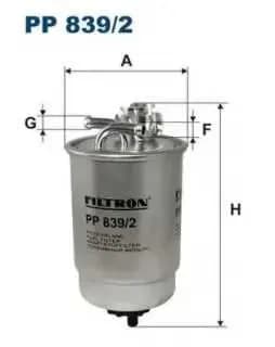 YAKIT FİLTRESİ FILTRON PP 839/2