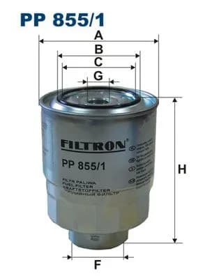 YAKIT FİLTRESİ FILTRON PP 855/1