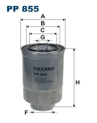 YAKIT FİLTRESİ FILTRON PP 855