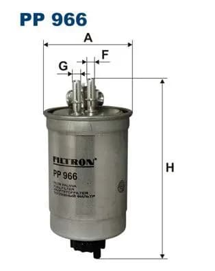 YAKIT FİLTRESİ FILTRON PP966