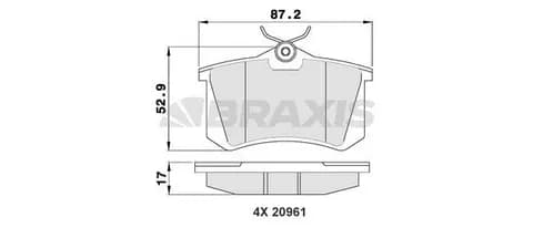 DİSK BALATA BRAXIS AA0005