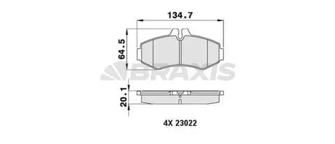 DİSK BALATA BRAXIS AA0232