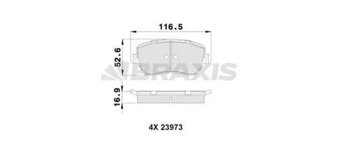 DİSK BALATA BRAXIS AB0006