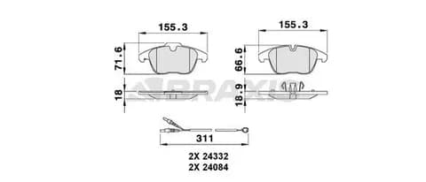 DİSK BALATA BRAXIS AB0071
