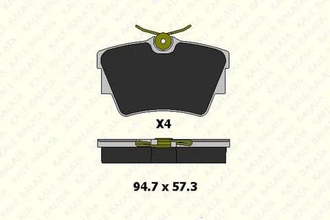 KALE BALATA DİSK BALATA KALE B 23980 170 14 ANS