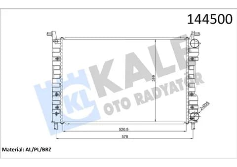 KALE RADYATOR SU RADYATÖRÜ KALE 0126231AB