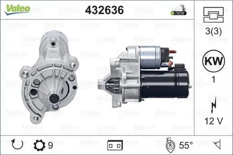 MARŞ MOTORU VALEO 432636