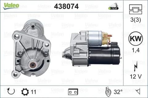 MARŞ MOTORU VALEO 438074