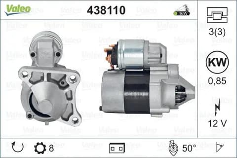 MARŞ MOTORU VALEO 438110