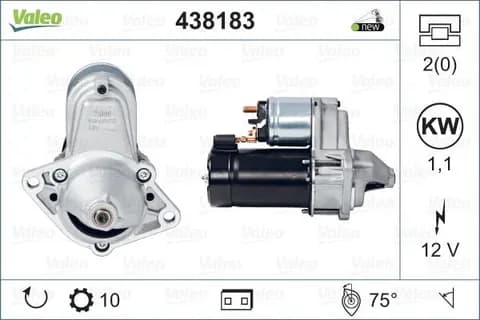 MARŞ MOTORU VALEO 438183