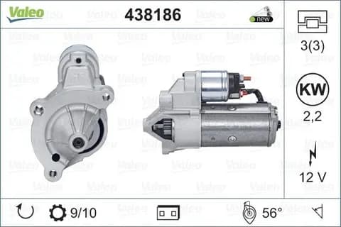 MARŞ MOTORU VALEO 438186