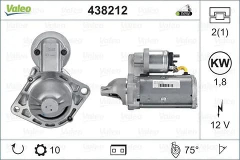 MARŞ MOTORU VALEO 438212