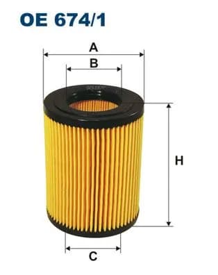YAĞ FİLTRESİ FILTRON OE 674/1