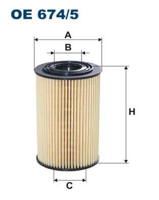 YAĞ FİLTRESİ FILTRON OE 674/5