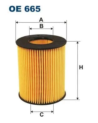YAĞ FİLTRESİ FILTRON OE665
