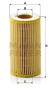 YAĞ FİLTRESİ MANN HU718/6X